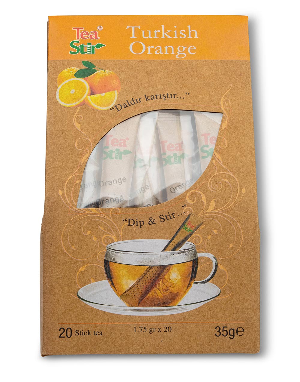 TeaStir Turkish Orange